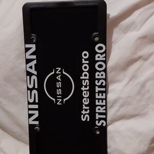 Nissan License Plate Frame With Insert Streetsboro Ohio Unused Rare Import Dealr